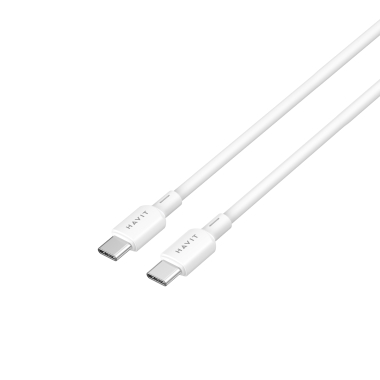 Кабель USB-C - USB-C HAVIT CBX310 PD60W 3A 2м White - фото №4