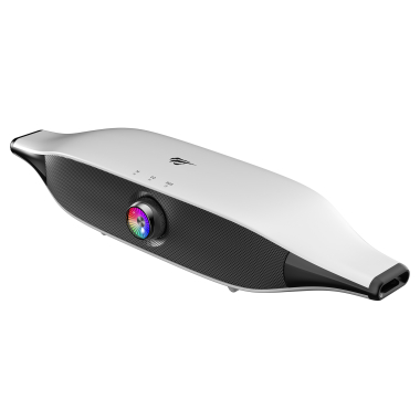 Ігрова колонка SOUNDBAR HAVIT SK218 20W USB+BT RGB White+Black - photo №3