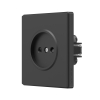 Single socket coal black VIDEX NOTA (VF-NT-SK1-BL) - photo 