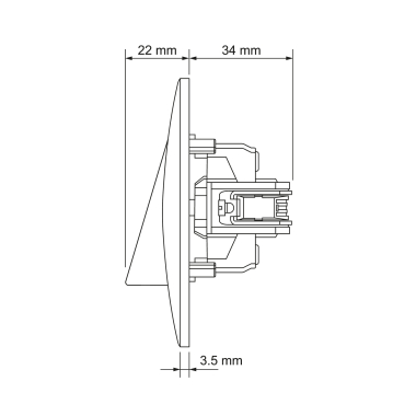 Кабельний вивід білий VIDEX BINERA - фото №9