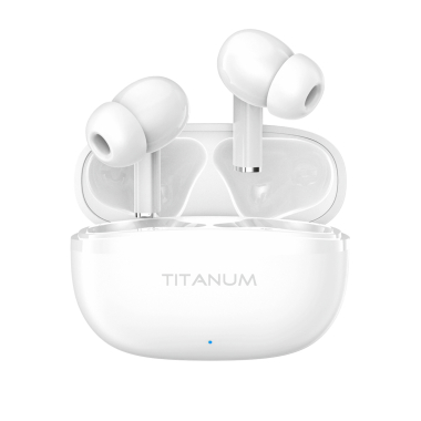 Бездротові TWS навушники TITANUM TW11 White - фото №2