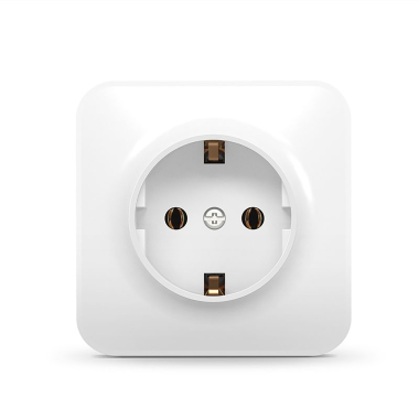 IP20 Розетка зовнішня одинарна із заземленням біла VIDEX BINERA - фото №2