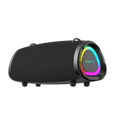Портативна колонка HAVIT SK903BT IPX6 60W RGB Black - фото №6