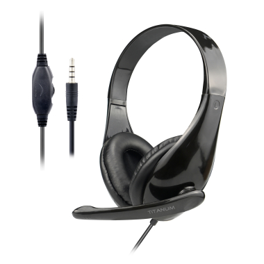 Навушники дротові накладні TITANUM H911A з мікрофоном - фото №6