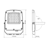 LED прожектор VIDEX F5 30W 3000-5000-6500K 230V White (VL-F5-030CW) - фото №14