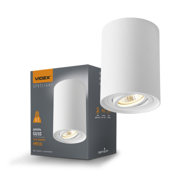 Світильник VIDEX під лампу GU10 накладний Білий VL-SPF13A-W - фото