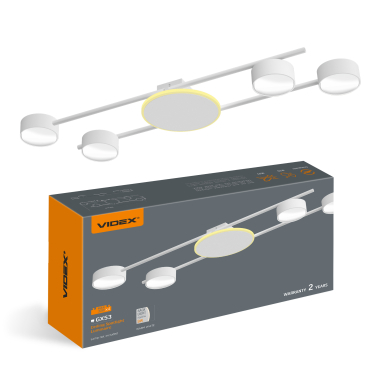 Ceiling Spotlight Luminaire VIDEX for 4xGX53 lamp VL-SPF21B-WB White - photo