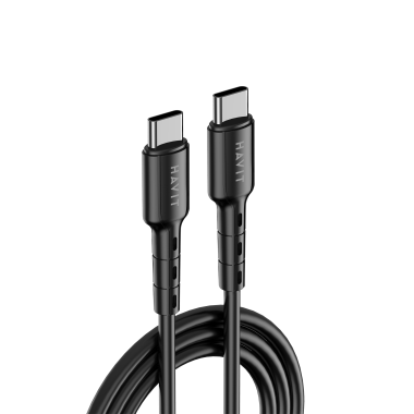 Кабель Type-C to Type-C HAVIT HV-CB6235 PD60W 3A 1м - фото №5
