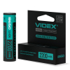 Акумулятор Videx літій-іонний 18650-P (захист) 2200mAh color box/1шт - фото №3