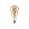 LED лампа TITANUM  Filament ST64 6W E27 2200K бронза