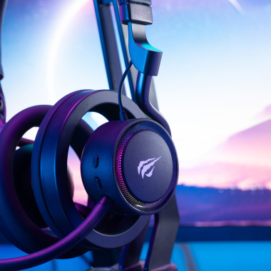 Бездротові ігрові навушники HAVIT Fuxi-H8 Black - фото №7