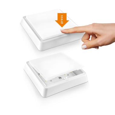 LED Світильник квадратний накладний TITANUM 18W 5000K 220V - фото №2