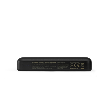 Повербанк з бездротовою зарядкою 10000mAh VIDEX VPB-331 PD20W Black - photo №5