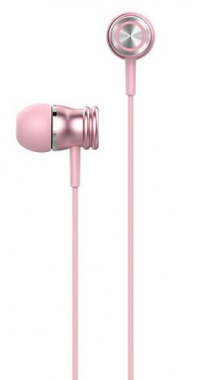 Вакуумні навушники з мікрофоном HAVIT HV-E303P Pink - photo №2