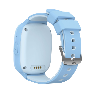 Смарт годинник дитячий HAVIT HV-KW11 IP67, GPS, 4G Blue - фото №4