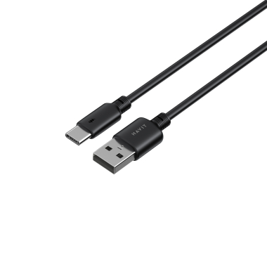 Кабель USB - USB-C HAVIT CB302C 3A 1м Black - фото №4
