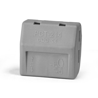 Клемник швидкого монтажу 4п сірий PA (TF-KNG-214) TITANUM - фото №6