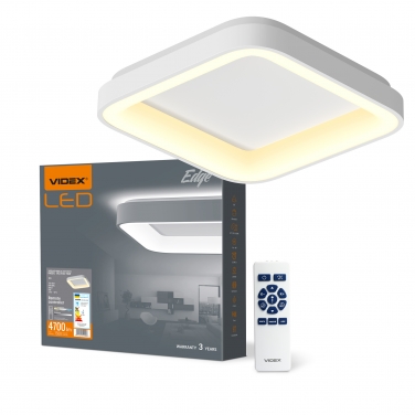 LED Ceiling Fixture VIDEX-LED-EDGE-SC-72W-WHITE