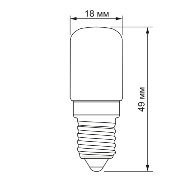 LED лампа VIDEX ST25e 3W E14 4100K - фото №3