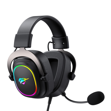Ігрові навушники з мікрофоном HAVIT H2002P Black Plug USB 7.1 - фото №2