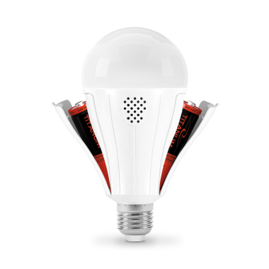 LED лампа акумуляторна TITANUM A80 12W E27 4000K 230V - photo №3
