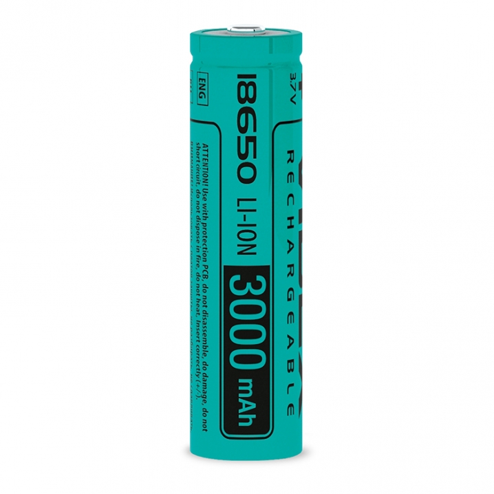 Battery Videx Li-Ion 18650(without protection) 3000mAh bulk10/1pcs