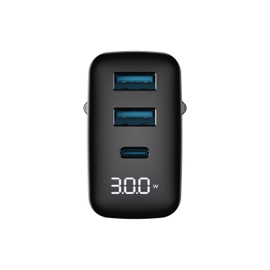 Зарядний пристрій HAVIT UCLE001 GaN 30W 2хUSB-A+USB-C - фото №2