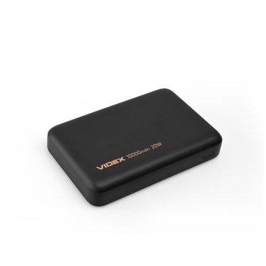Повербанк з бездротовою зарядкою 10000mAh VIDEX VPB-331 PD20W Black - photo №6