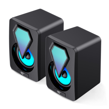 Ігрові колонки HAVIT HV-SK210 mini PRO USB 2.0 RGB Black - фото №5
