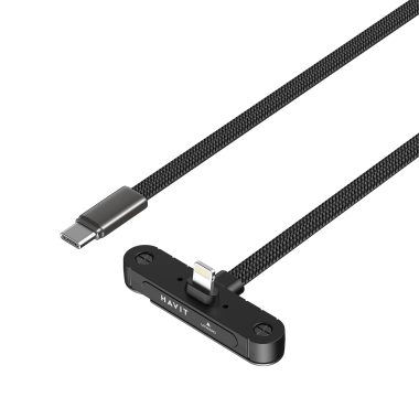 Кабель USB-C - Lightning HAVIT CB6386 PD30W 1.2м з підставкою - фото №4