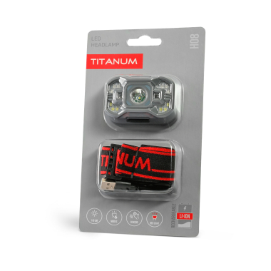 Налобний світлодіодний ліхтарик TITANUM TLF-H08 110Lm - фото №14