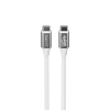 Кабель USB-C to USB-C HAVIT HV-CB6290 PD100W 5A 1м White - фото №2
