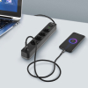 Мережевий подовжувач VIDEX ONCORD з/з 4п 3м (3x1.5мм) 3.4А USB(QC3.0) +USB-C(PD20W) з кнопкою Black - фото №11