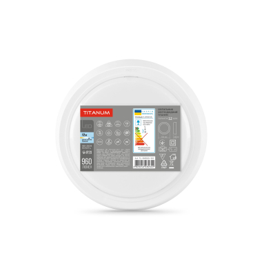 LED Світильник круглий накладний TITANUM 12W 5000K - фото