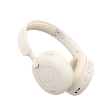 Навушники накладні бездротові HAVIT HV-H655BT ANC Beige - фото №5