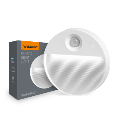 LED Світильник акумуляторний з датчиком руху VIDEX VL-NL105W - фото