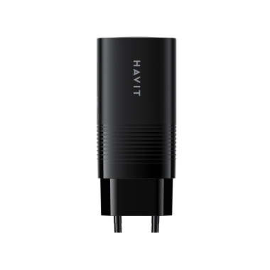 Зарядний пристрій HAVIT UC20 GaN 67W USB-A+2xUSB-C Black - фото №2