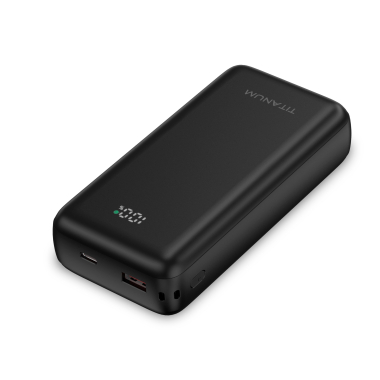Павербанк 20000mAh TITANUM WCS20 PD45W Black - фото №2