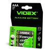 Alkaline battery Videx LR03/AAA 4pcs Blister Card