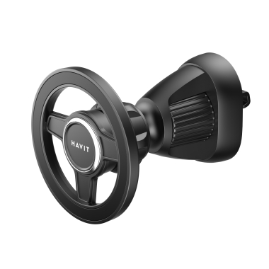 Автотримач для телефону магнітний на дефлектор HAVIT ST7181 Black - photo