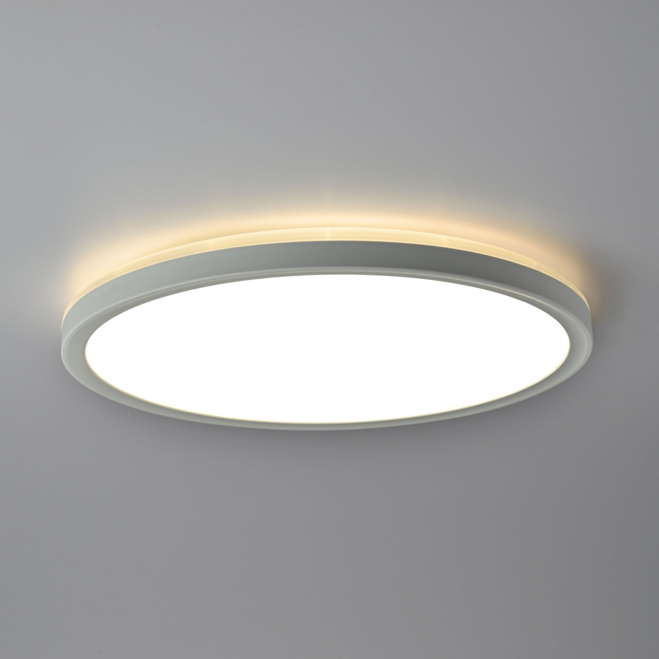 LED світильник з декоративною підсвіткою VIDEX 18W 4000K Білий