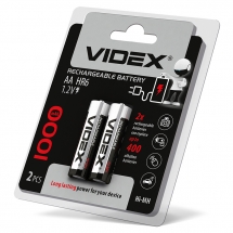 Акумулятори Videx HR6/AA 1000mAh double blister/2шт