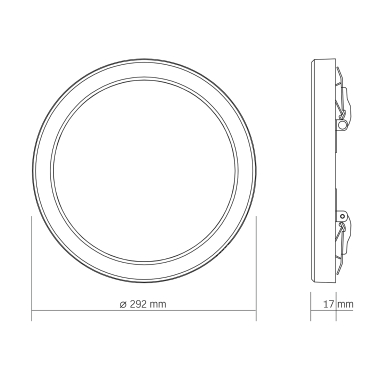 LED світильник круглий VIDEX DL6R 24W 3000K-4000K-6500K White - фото №11