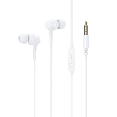 Вакуумні навушники з мікрофоном HAVIT HV-E330P White - photo