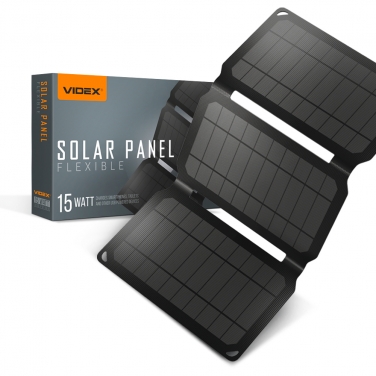 Портативний зарядний пристрій сонячна панель VIDEX VSO-F515UU 15W