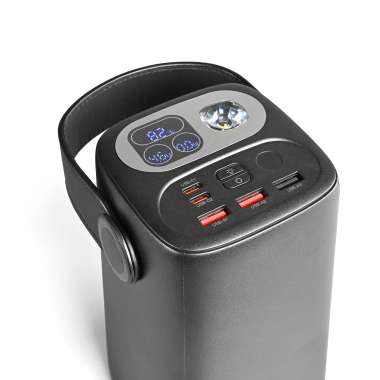 Повербанк 60000mAh TITANUM WC60 PD100W Black - фото №3