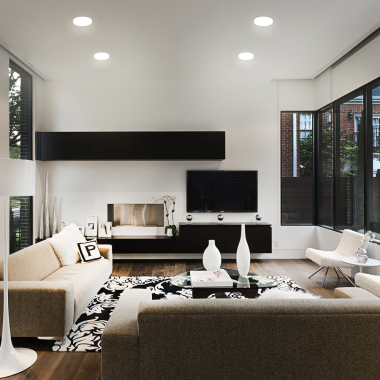 LED світильник безрамковий круглий VIDEX 24W 4100K - фото №3