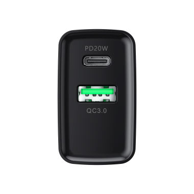 Зарядний пристрій HAVIT HV-UC111 20W USB+USB-C Black - фото №3