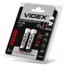 Акумулятори Videx HR6/AA 1500mAh double blister/2шт
