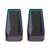 Стерео колонки HAVIT SK769BT USB 10W RGB Black - фото №2